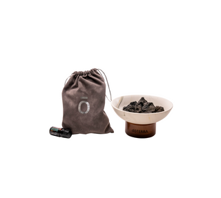 Himalayan Fir and Diffuser in the Form of a Bowl with Solidified Lava Stones